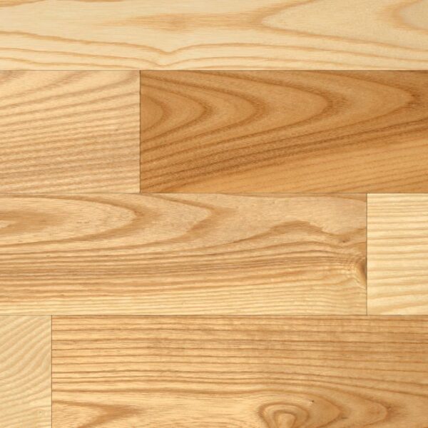 Unstained Ash Solid Hardwood