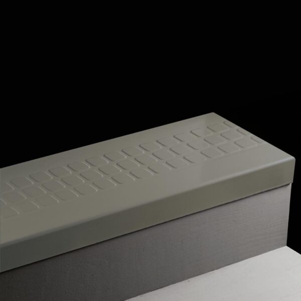 Tarkett Angle Fit Rubber Stair Tread Raised Square #72 Harbour 72"