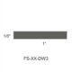 Johnsonite Feature Strips - FS 20 DW3 50'
