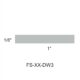 Johnsonite Feature Strips - FS 21 DW3 50'