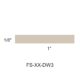 Johnsonite Feature Strips - FS 22 DW3 50'