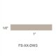 Johnsonite Feature Strips - FS 31 DW3 50'