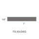 Johnsonite Feature Strips - FS 48 DW3 50'