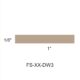 Johnsonite Feature Strips - FS 49 DW3 50'