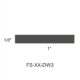 Johnsonite Feature Strips - FS 63 DW3 50'
