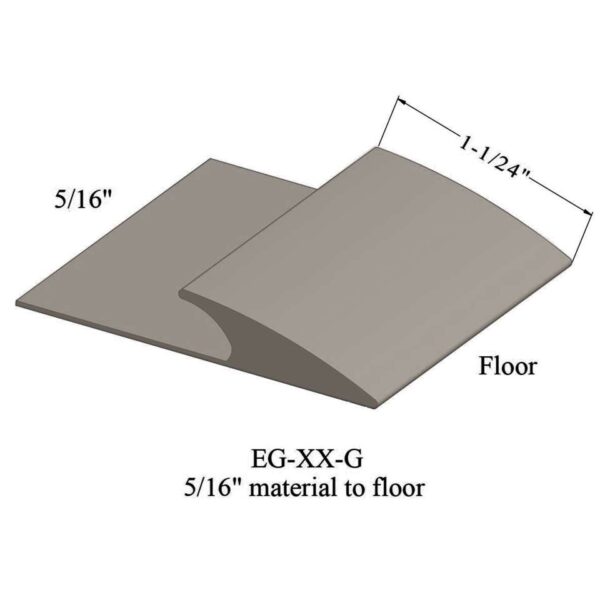 Johnsonite Carpet Edge Guard - EG 31 G 5/16" material to floor #31 Zephyr 12'