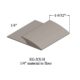 Johnsonite Carpet Edge Guard - EG 11 H 1/4" material to floor #11 Canvas 12'