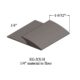 Johnsonite Carpet Edge Guard - EG 283 H 1/4" material to floor #283 Toast 12'