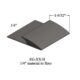 Johnsonite Carpet Edge Guard - EG 47 H 1/4" material to floor #47 Brown 12'