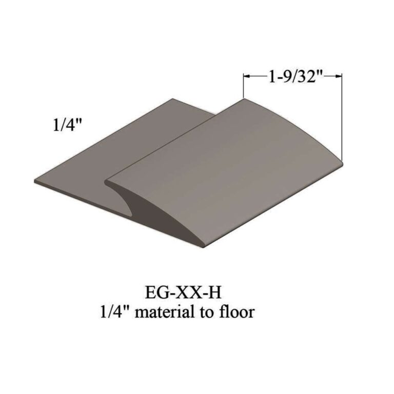 Johnsonite Carpet Edge Guard - EG 80 H 1/4" material to floor #80 Fawn 12'