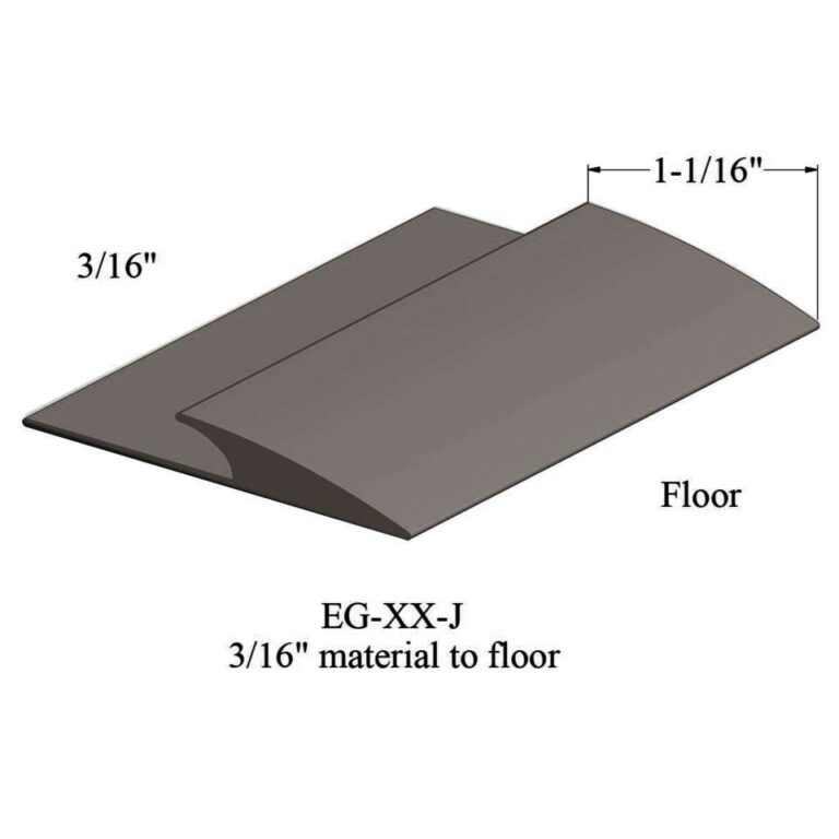 Johnsonite Carpet Edge Guard - EG 283 J 3/16" material to floor #283 Toast 12'