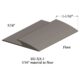 Johnsonite Carpet Edge Guard - EG 80 J 3/16" material to floor #80 Fawn 12'