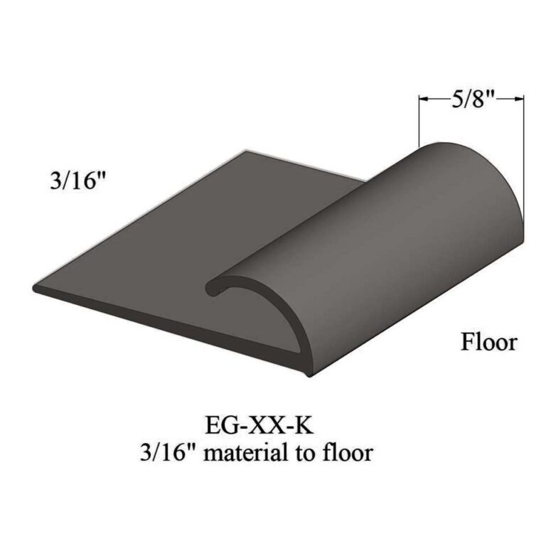 Johnsonite Carpet Edge Guard - EG 47 K 3/16" material to floor #47 Brown 12'