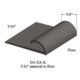 Johnsonite Carpet Edge Guard - EG 47 K 3/16" material to floor #47 Brown 12'