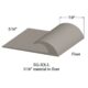 Johnsonite Carpet Edge Guard - EG 22 L 5/16" material to floor #22 Pearl 12'