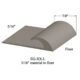 Johnsonite Carpet Edge Guard - EG 31 L 5/16" material to floor #31 Zephyr 12'
