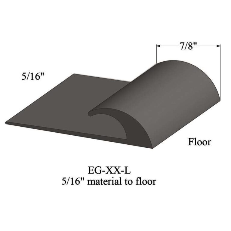 Johnsonite Carpet Edge Guard - EG 47 L 5/16" material to floor #47 Brown 12'