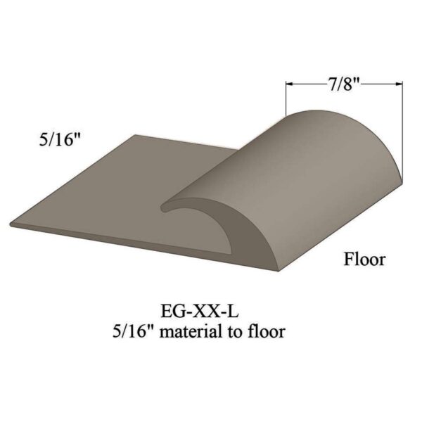 Johnsonite Carpet Edge Guard - EG 49 L 5/16" material to floor #49 Beige 12'
