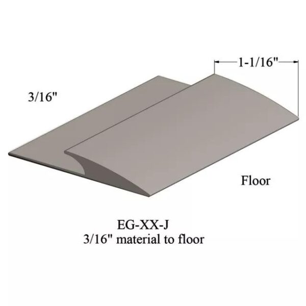 Johnsonite Edge Guard - EG 31 J 3/16" Material to Floor #31 Zephyr 12'