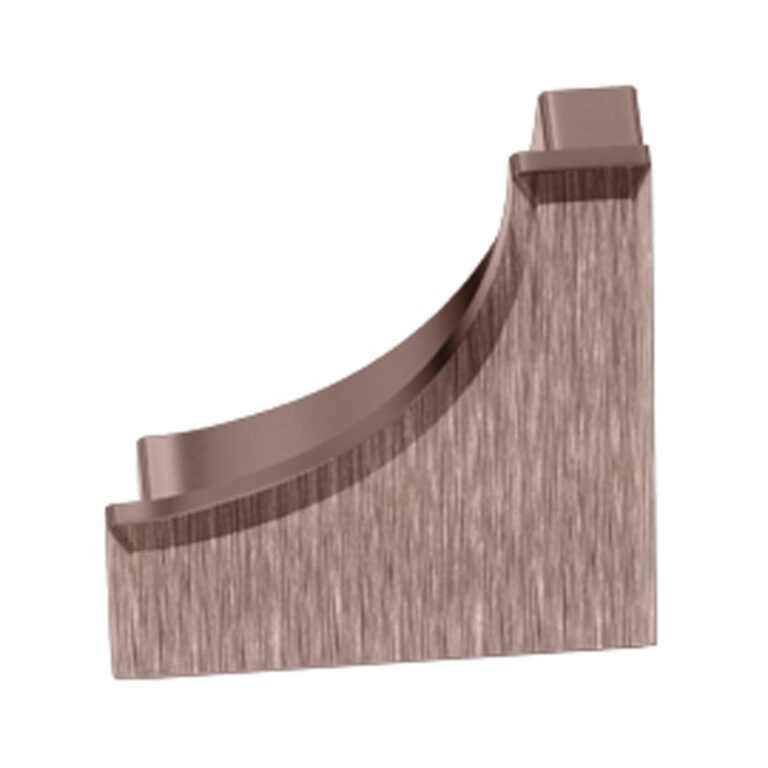 Schluter DILEX-AHK End Cap - Aluminum Anodized Brushed Copper