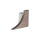 Schluter DILEX-AHKA Right End Cap with 3/8" Radius - Aluminum Light Anthracite
