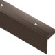 Schluter VINPRO-STEP-R Resilient Surface Stair-Nosing Profile with Elongated Reveal - Anodized Aluminum Brushed Antique Bronze 19/64" (7.5 mm) x 8' 2-1/2"
