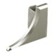 Schluter DILEX-AHKA Left End Cap with 3/8" Radius - Anodized Aluminum Matte Nickel