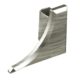 Schluter DILEX-AHKA Right End Cap with 3/8" Radius - Anodized Aluminum Brushed Nickel