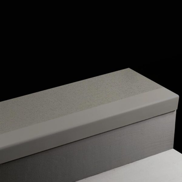 Tarkett Angle Fit Rubber Stair Tread Rice Paper #TA9 Indigo with Insert 42"