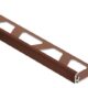 Schluter JOLLY Wall Tile Edge Trim Aluminum Rustic Brown 5/16" (8 mm) x 8' 2-1/2"