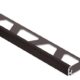 Schluter JOLLY Wall Tile Edge Trim Aluminum Bronze 5/16" (8 mm) x 8' 2-1/2"