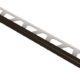 Schluter QUADEC Square Edge Trim - Aluminum Black Brown 5/16" (8 mm) x 8' 2-1/2"