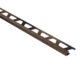 Schluter QUADEC Square Edge Trim - Anodized Aluminum Brushed Antique Bronze 1/2" (12.5 mm) x 8' 2-1/2"