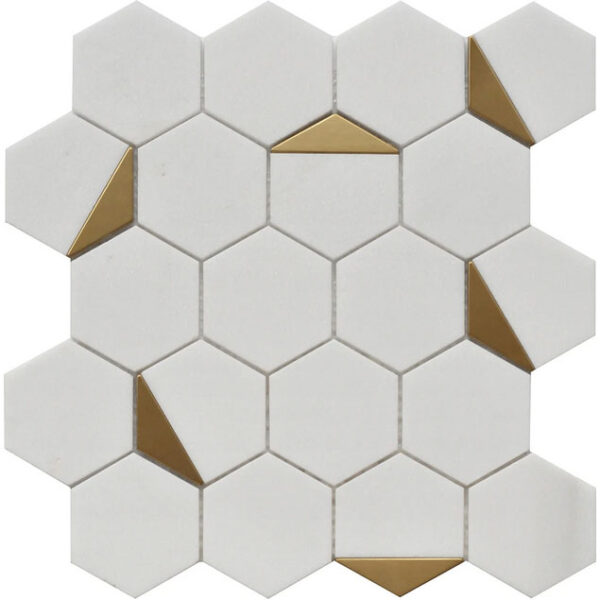 Roca Rockart Thassos Hexagon
